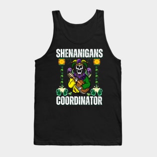 Shenanigans Coordinator - Joker Playing Guitar Tank Top